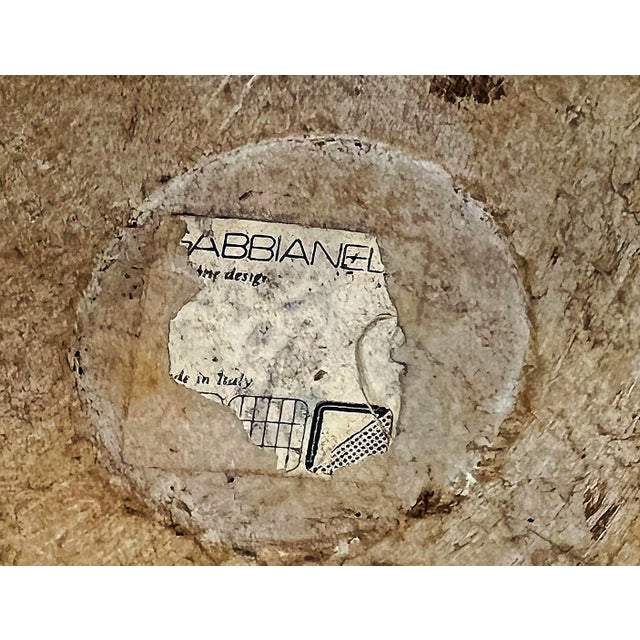 Brick Red Mid-Century Roberto Arioli for Gabbianelli Carved Marble Bowl, Signed For Sale - Image 8 of 8