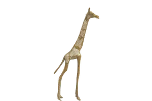 Medium Vintage African Bronze Giraffe