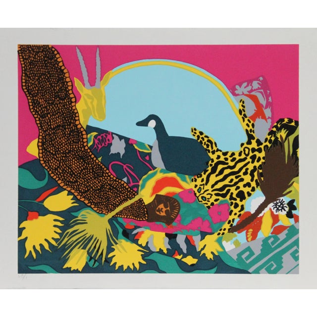 Spell III, Hunt Slonem Screen Print For Sale