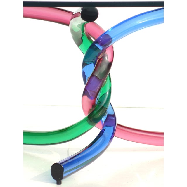 1970s Murano Glass Coffee Table from Seguso, 1970s For Sale - Image 5 of 7