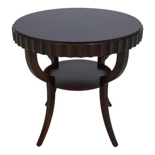 Sherrill Modern Design Round Lamp Table For Sale