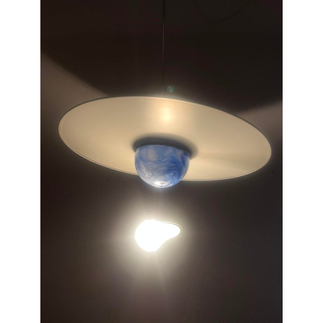 Venini Vintage Pianeta Hanging Light by Vico Magistretti for Venini, 1989 For Sale - Image 4 of 7
