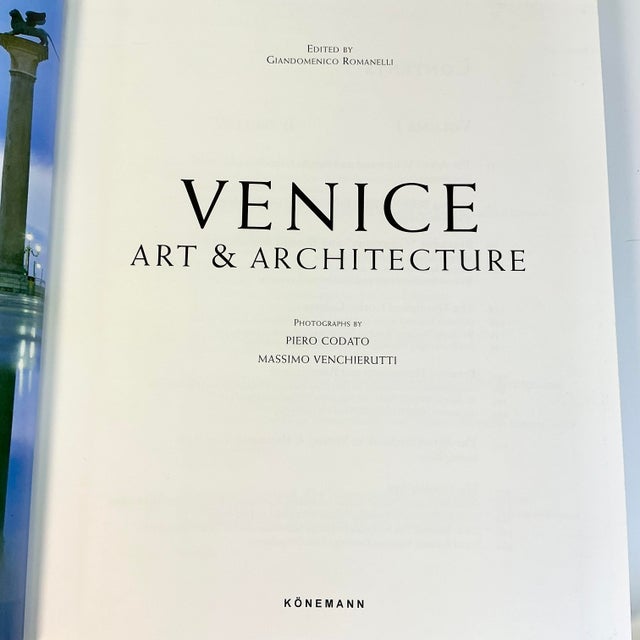 1997 Vintage Italian Renaissance ‘Venice Art & Architecture’ Book - 2 Volume Set For Sale - Image 4 of 18