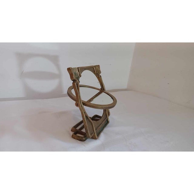 Art Deco Brass Dressing Mirror, 1920s-1930s For Sale - Image 4 of 16