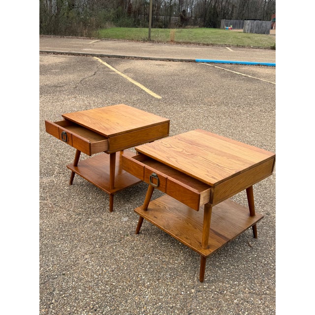 1960s Mid Century Owosso End Tables For Sale - Image 4 of 6