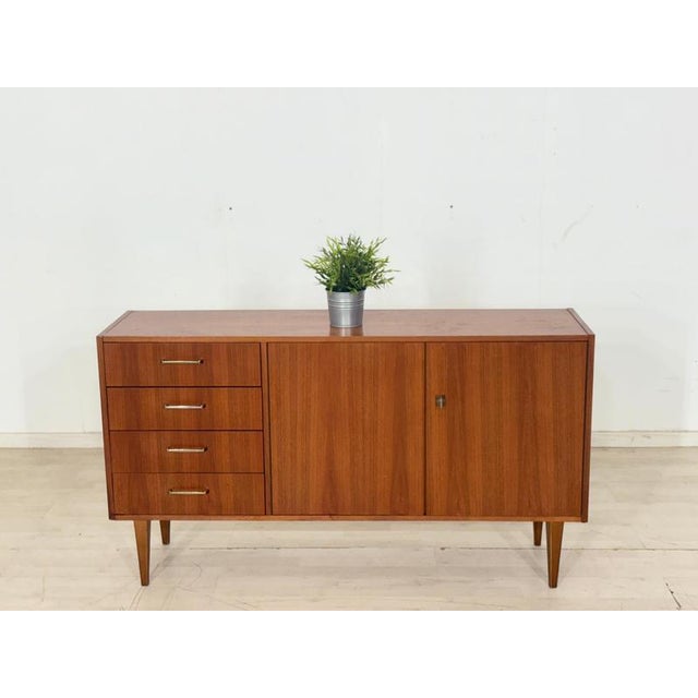 Mid-Century Sideboard with Drawers in Walnut, 1960s For Sale - Image 14 of 14