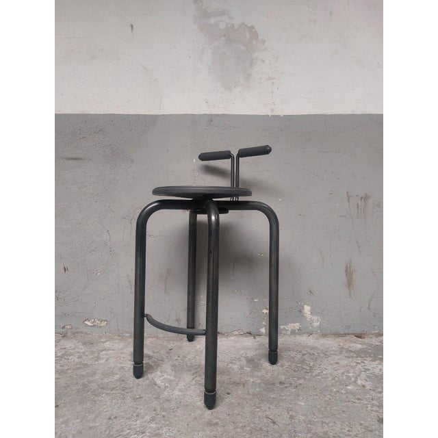 Metal Moto Magis Bar Stool by Studio Archer, 1980s For Sale - Image 7 of 18