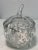 Antique Pumpkin Shaped Cut Glass Jam Jar With SunFlower Design From England For Sale - Image 9 of 9