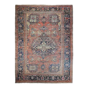 Late 18th Century Antique Sarouk Rug 8'9'' x 11'10''