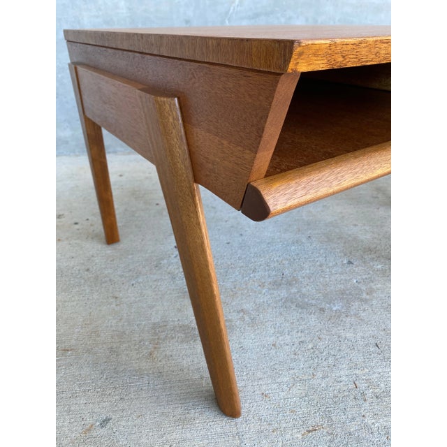 1950s John Keal for Brown Saltman Mahogany Side Tables - a Pair For Sale In Seattle - Image 6 of 12