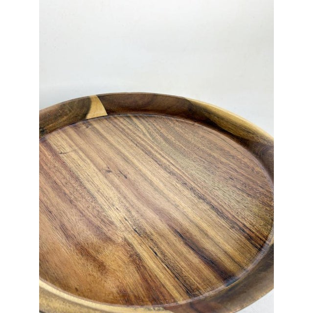 Wooden and Glass Pastry Tray by Zara Home, Set of 2 For Sale - Image 6 of 17