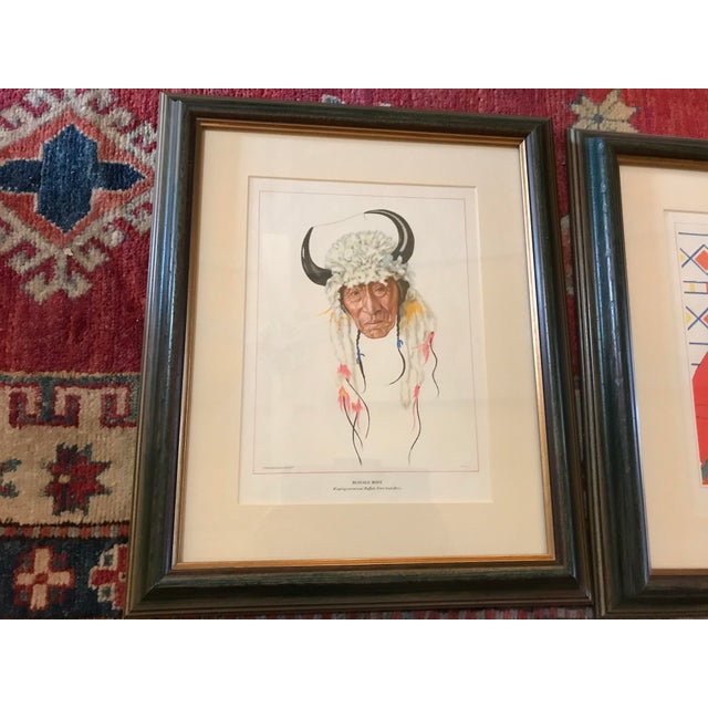 Set of three gorgeous Native American prints - Harvey House. Highly collectible. An instant collection. Newly framed....