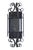 Mid 20th Century Mid 20th Century Spanish Revival Curly Iron Lantern with Smokey Gray Glass Panels For Sale - Image 5 of 8