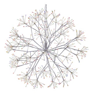 Multicolor LED Hanging Orb 23.5"D For Sale