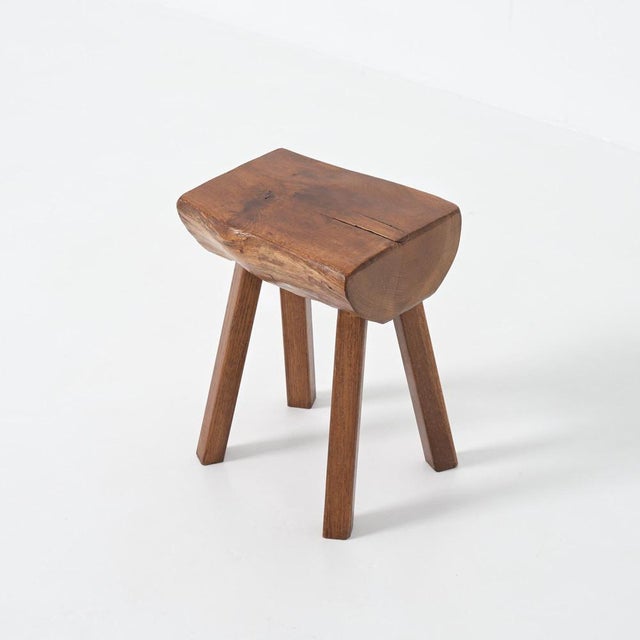 Brutalist Stool from Mobichalet, 1950s For Sale - Image 11 of 18