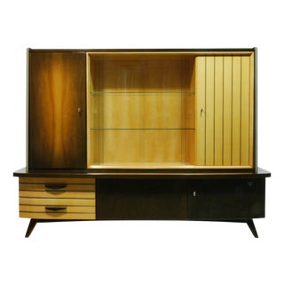 Mid-Century Modern Highboard with Bar, 1960s For Sale