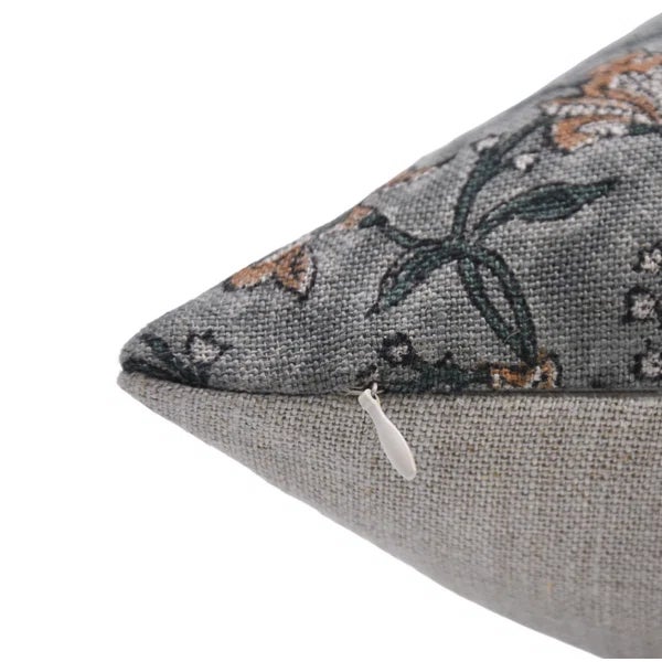 Contemporary Fabdivine Handmade Decorative Cushion Cover Thick Linen 14x36 Inch Nayaab For Sale - Image 3 of 4