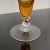 1960s Mid-Century Italian Handblown Amber Ombre Pilsner Glass With Gold Gilt Rim & Nugget in Base - Set of 4 - 1960s For Sale - Image 5 of 7