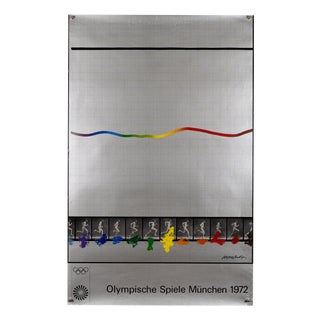 Munich 1972 Olympic Games Olympic Poster by Shusaku Arakawa For Sale