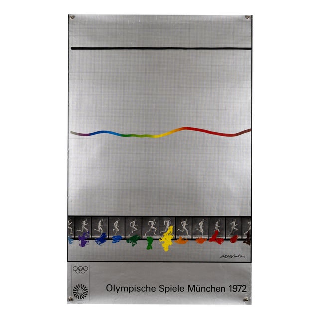 Munich 1972 Olympic Games Olympic Poster by Shusaku Arakawa For Sale
