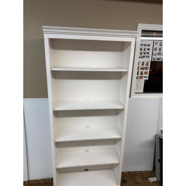 Pottery Barn Pottery Barn Livingston Bookcase, Montauk White For Sale - Image 4 of 12