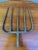 19th-Century Hand-Forged Five-Prong Iron Fishing Spear For Sale - Image 10 of 10