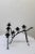 Mid 20th Century Pair of Iron Animal Figure Candle Holders For Sale - Image 5 of 6
