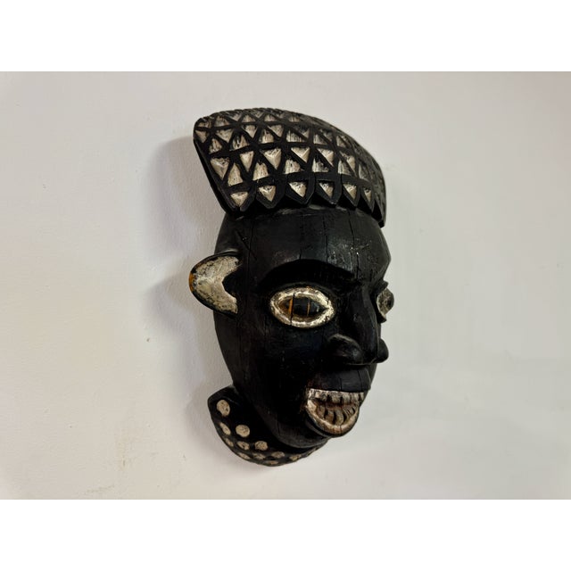 Carved African Mask, 1960s For Sale - Image 3 of 9