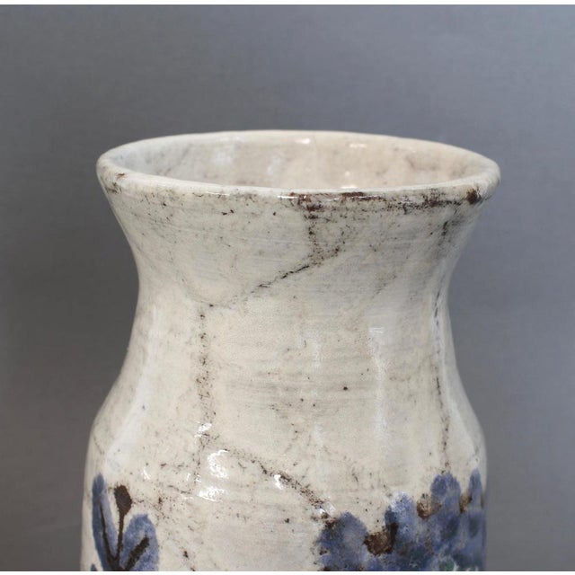 Vintage French Ceramic Vase by Gustave Reynaud for Le Mûrier, 1960s For Sale - Image 13 of 16