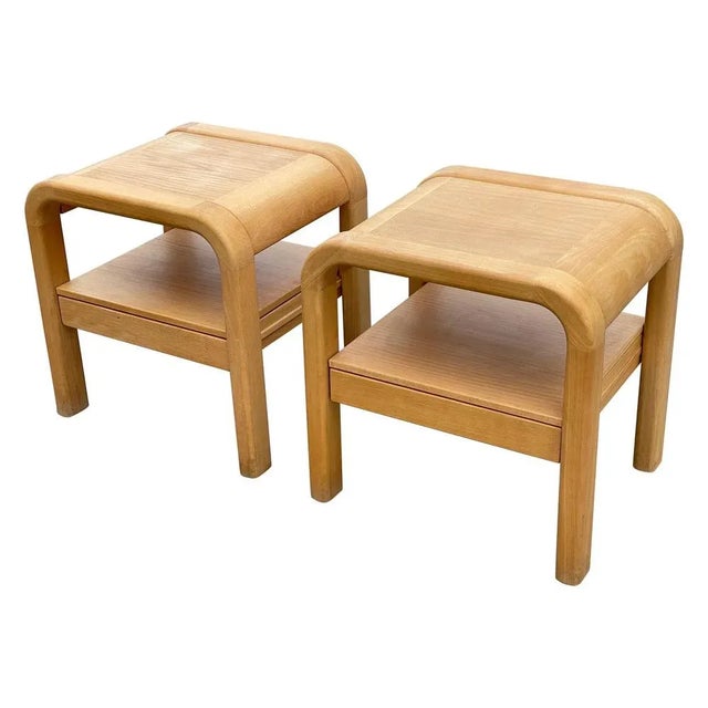 Brutalist Nightstands by Villy Nørgaard, 1993, Set of 2 For Sale - Image 10 of 10