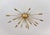 Mid-Century Modern Sputnik Chandelier 19 Lights in Brass attributed to Stilnovo, 1950s For Sale - Image 3 of 14