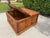 Vintage 39” Square Mexican Rustic Pine Trunk Cocktail Table For Sale - Image 9 of 13