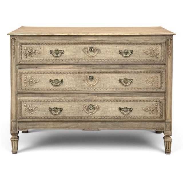 18th Century Liégeois Country French Louis XVI Stripped Commode For Sale - Image 18 of 18
