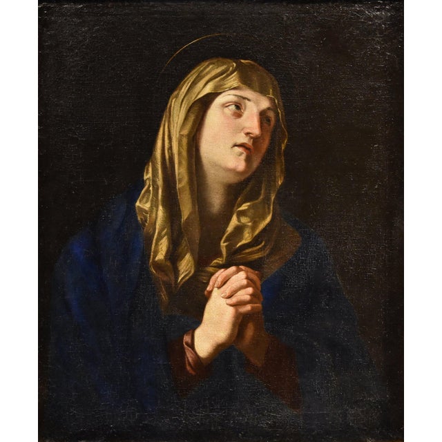 The Virgin in Prayer (or Mater Dolorosa) - Workshop of Guido Reni (Bologna, 1575 – Bologna, 1642) Oil on canvas (77 x 64...