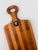 Dansk Vintage 1960s Danish Modern Staved Teak Wood Cutting Charcuterie Board by Digsmed For Sale - Image 4 of 9