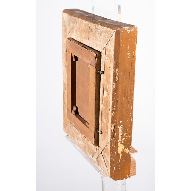 Unknown, Portrait of a Young Lady in Blue Empire Dress, 1800s, Oil on Canvas For Sale - Image 12 of 14