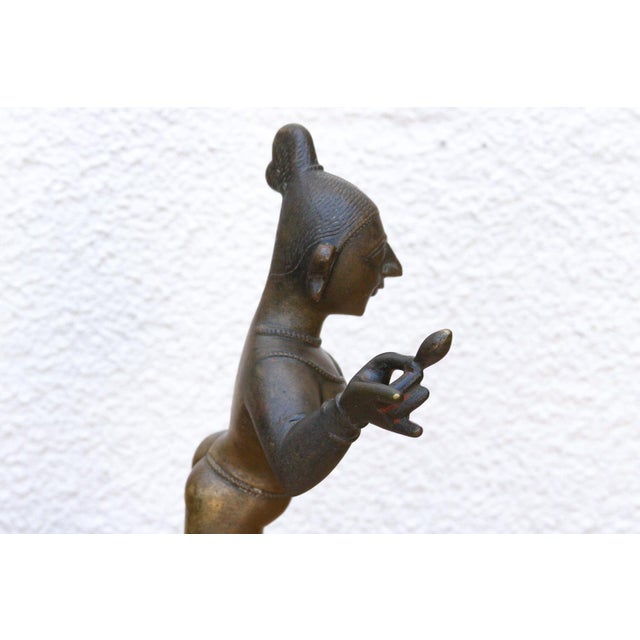 Antique Oil Rubbed Bronze Celestial Aspara For Sale - Image 4 of 9