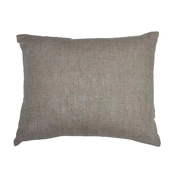 Black & White Silk Ikat Pillows - Pair For Sale - Image 5 of 5