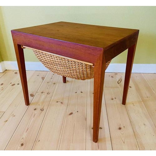 Mid-Century Danish Teak Sewing Table by Severin Hansen For Sale - Image 3 of 18