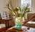 In the world of mid-century glass, scale is everything. This 10-inch diameter centerpiece globe is a masterclass in the...