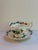 1950s Vintage Royal Albert England "Lady CLARE"Sign A.Wagg Teacup and Saucer Set White Gardenia Green Leaves For Sale - Image 5 of 18
