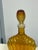 Diamond Star Amber Pressed Glass Fan Form Decanter + Hobnail Stopper, Vintage For Sale - Image 10 of 12