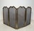 1970s Neoclassical style brass fireplace screen and 4 grate panels For Sale - Image 5 of 12