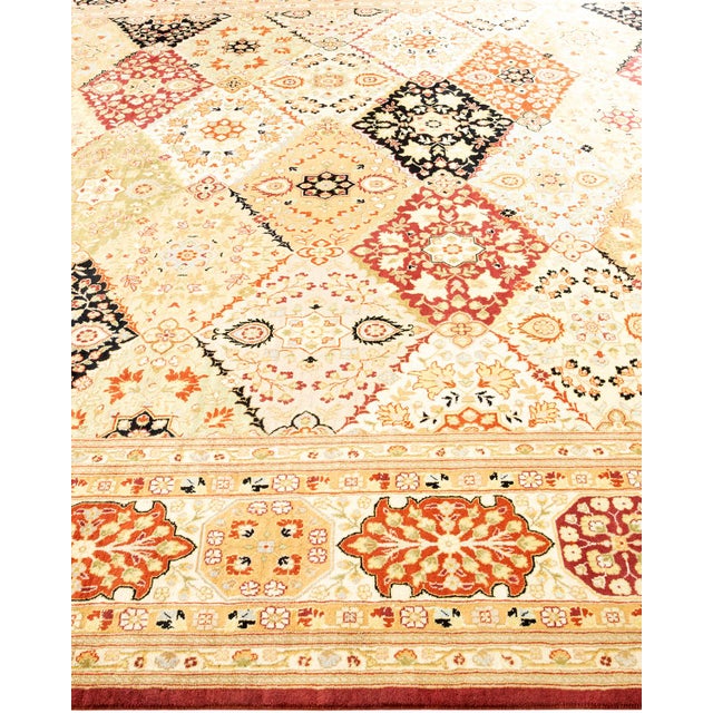 Solo Rugs Mogul, One-of-a-Kind Hand-Knotted Area Rug in Orange, 8' 0" x 10' 3" For Sale - Image 4 of 8