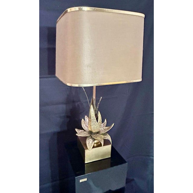 Vintage Bronze and Brass Lamp, 1970s For Sale - Image 6 of 18