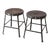 Vintage Industrial Stools Pair For Sale