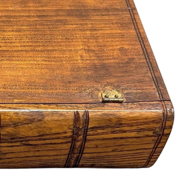 English Folk Art Book Box For Sale - Image 11 of 12