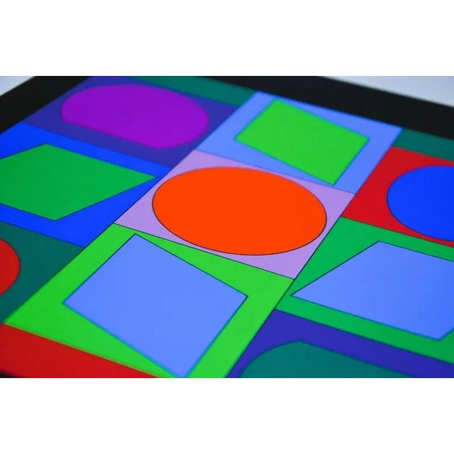 Modern Victor Vasarely, Microcosmos, 1979, Silkscreen For Sale - Image 3 of 7