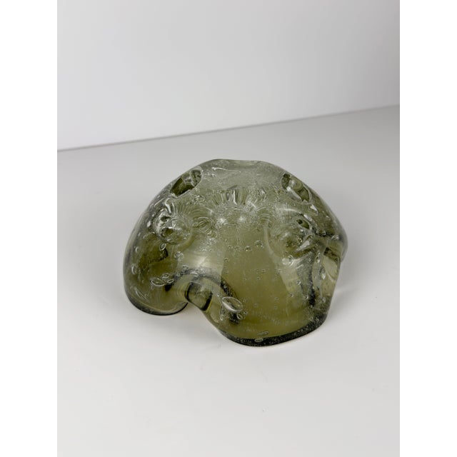 Mid-Century Pulegoso Murano Glass Bowl by Galliano Ferro, 1960s For Sale - Image 3 of 11
