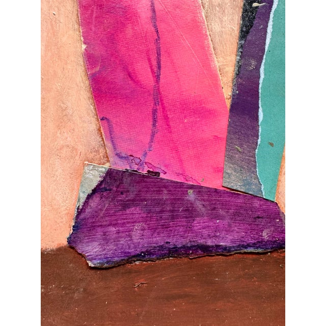 Paper "Free Woman 3" Original Mixed-Media Collage on Paper by Zac Woodiel For Sale - Image 7 of 9